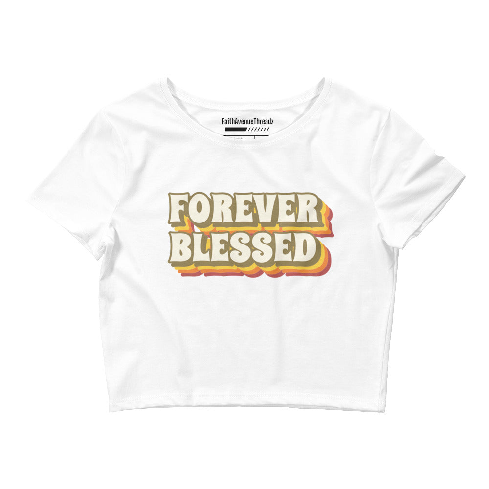 Forever Blessed Christian Crop Top