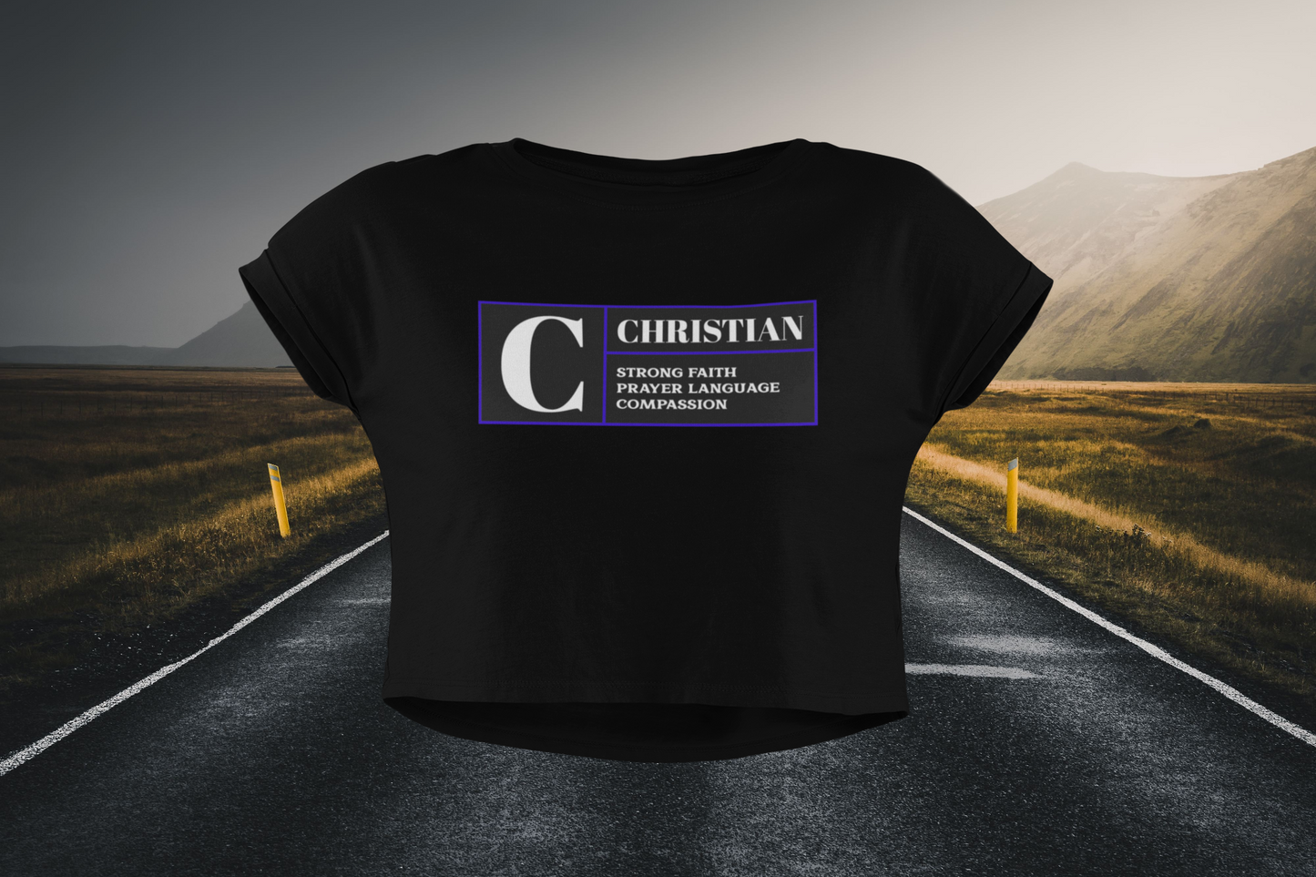 Rated C For Christian - Christian Crop Top