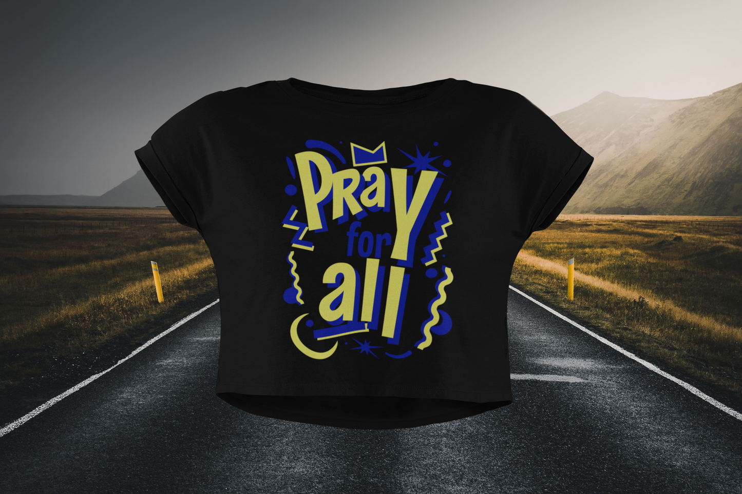 Pray For All Christian Crop Top