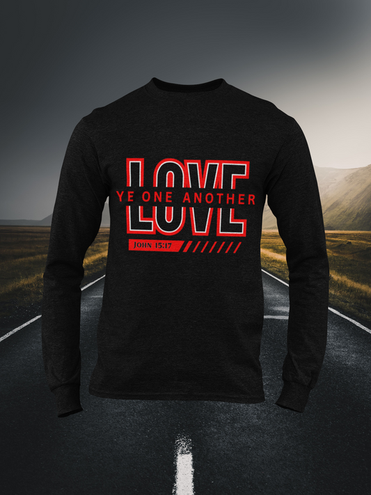 Love One Another Christian Long Sleeve Tee