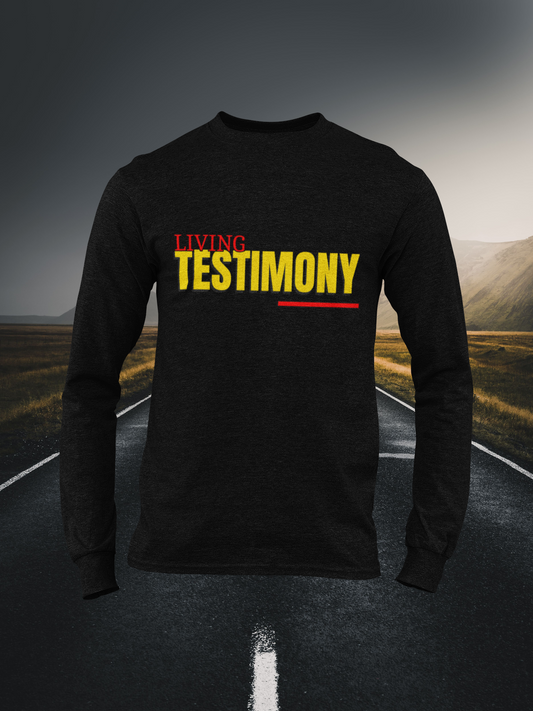 Living Testimony Christian Long Sleeve Tee