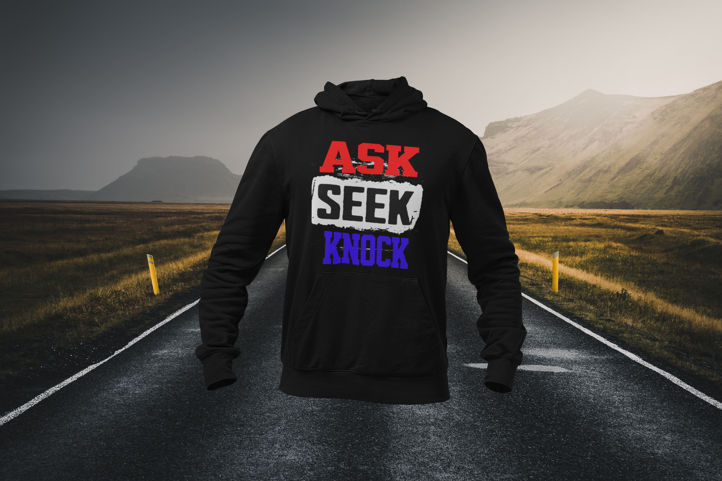 Ask, Seek, Knock Christian Hoodie