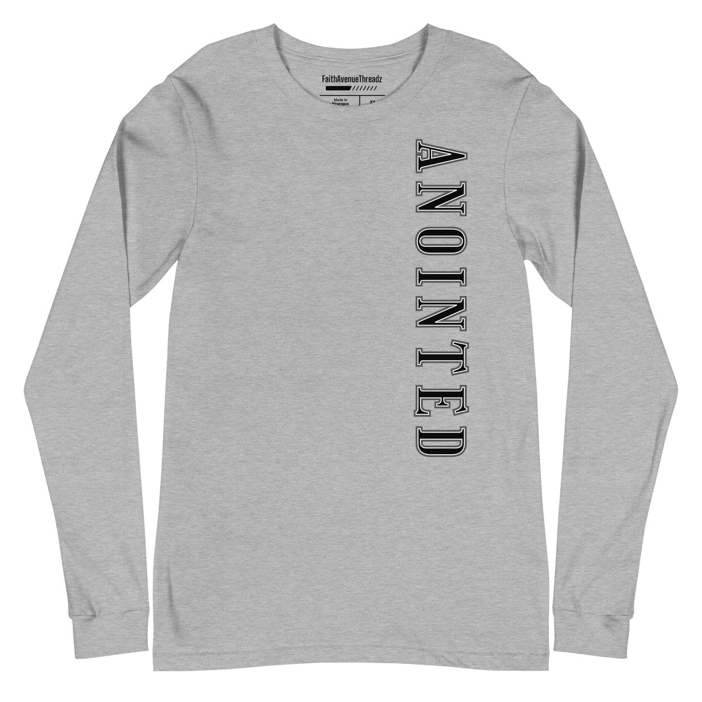 Anointed Christian Long Sleeve Tee Version 1