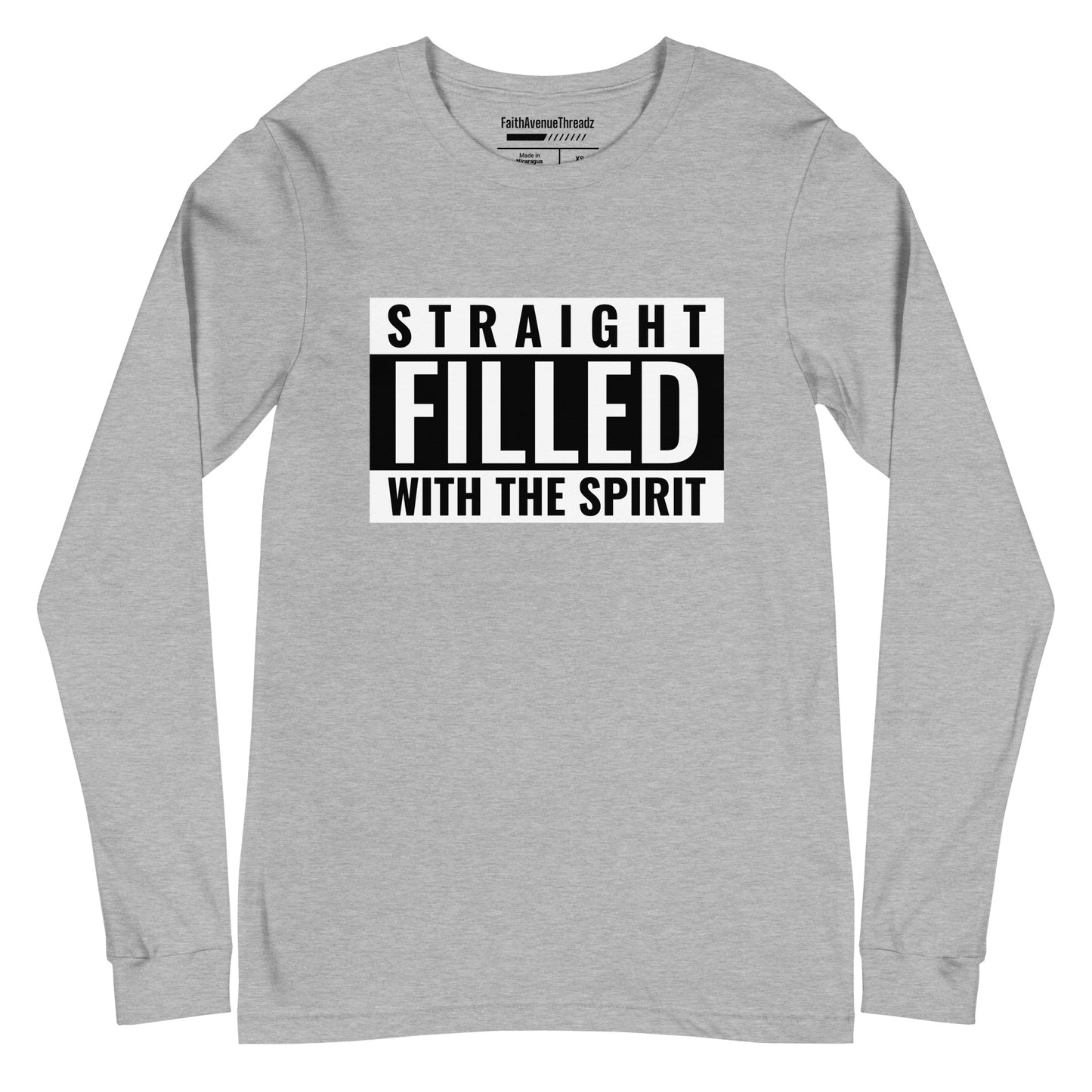 Filled With The Spirit Christian Long Sleeve Tee