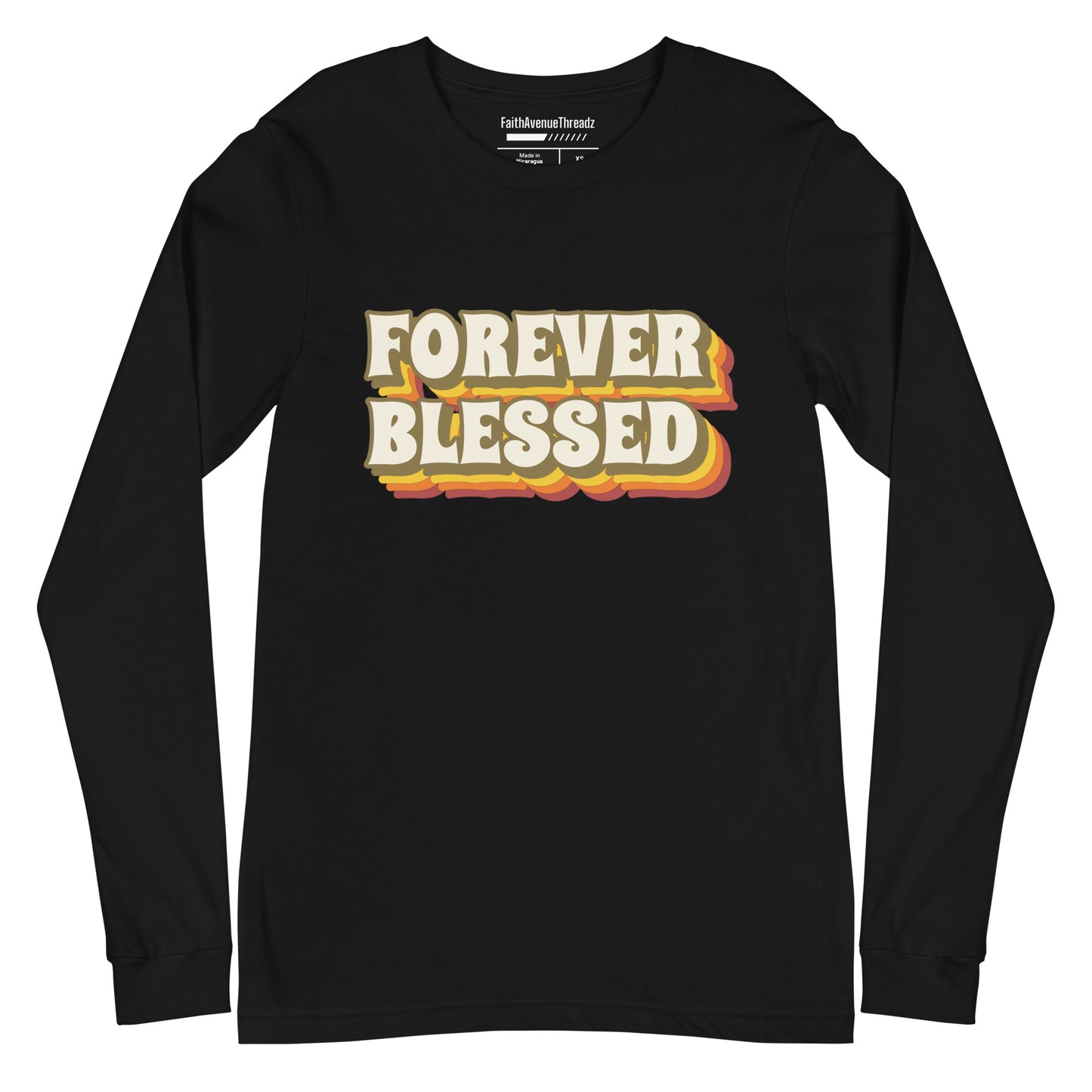 Forever Blessed Christian Long Sleeve Tee