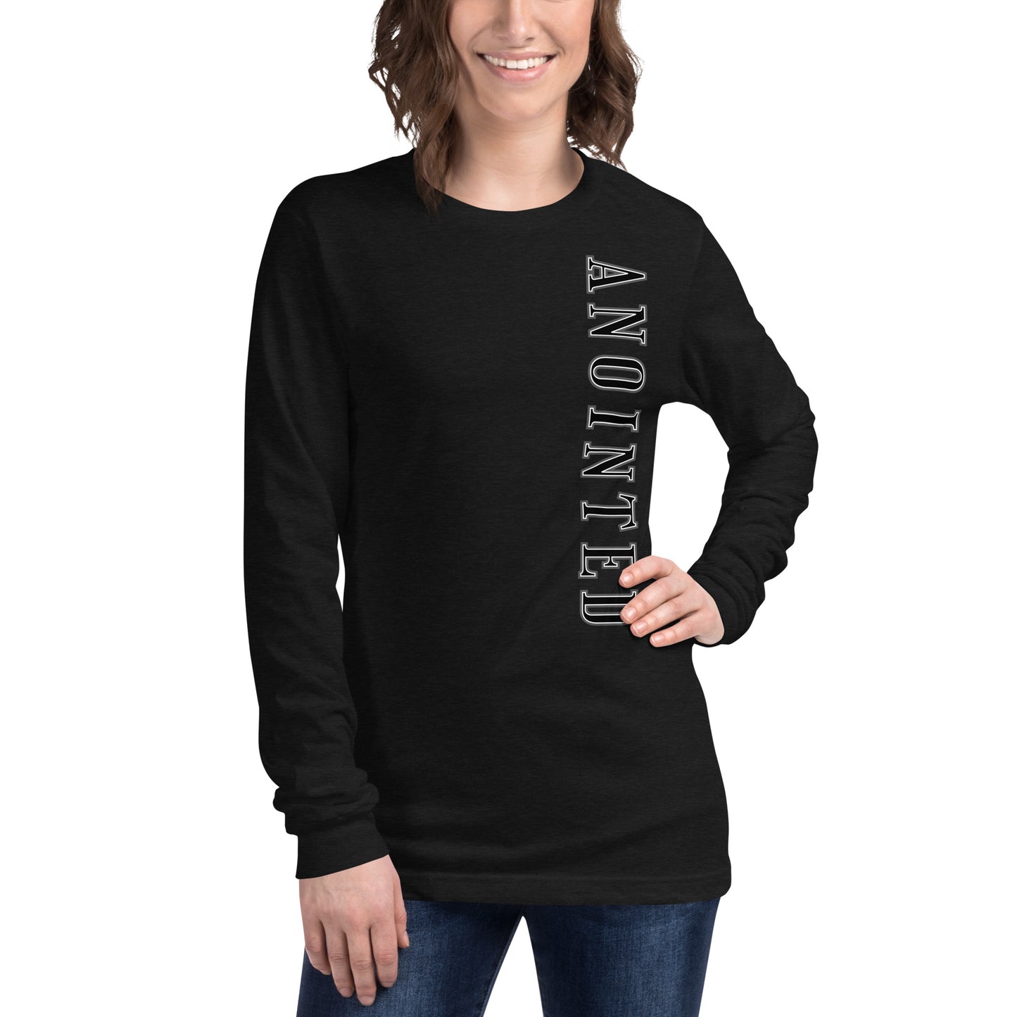 Anointed Christian Long Sleeve Tee Version 1