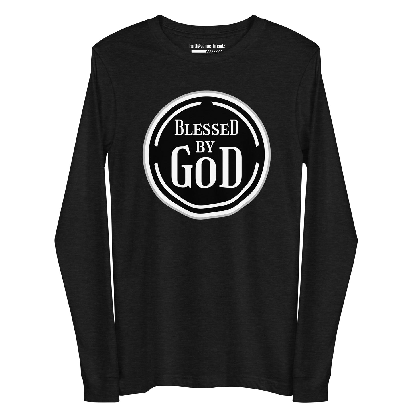 Blessed By God Christian Long Sleeve Tee