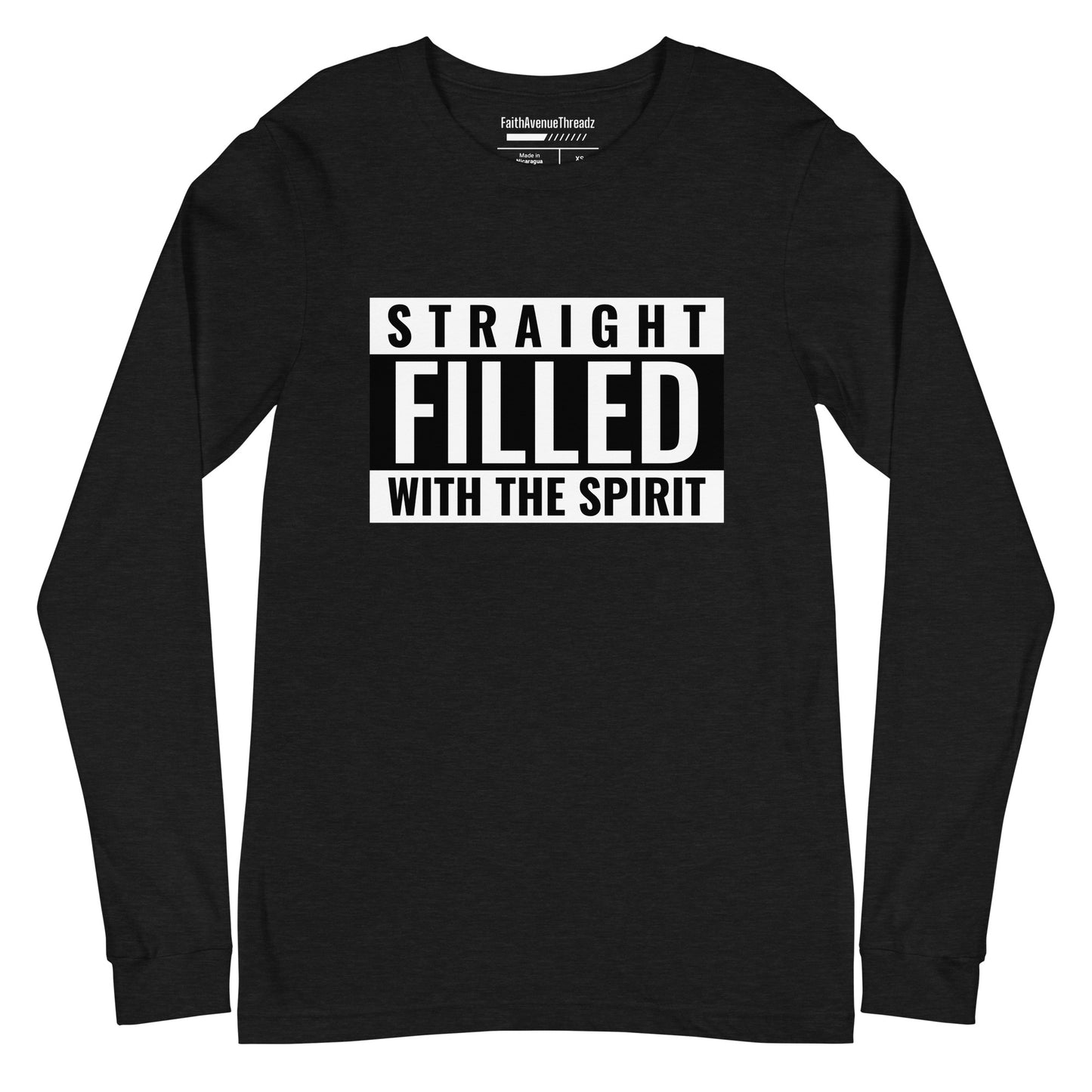 Filled With The Spirit Christian Long Sleeve Tee