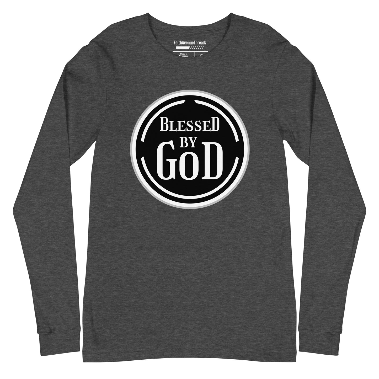 Blessed By God Christian Long Sleeve Tee