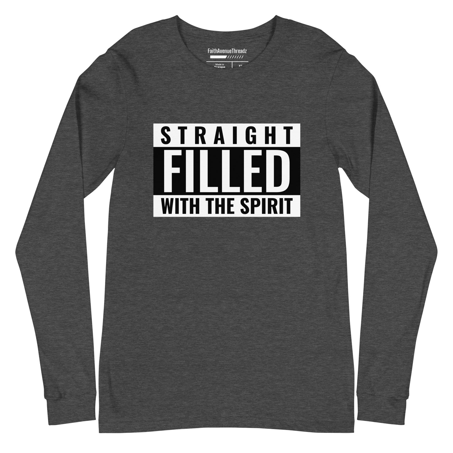 Filled With The Spirit Christian Long Sleeve Tee