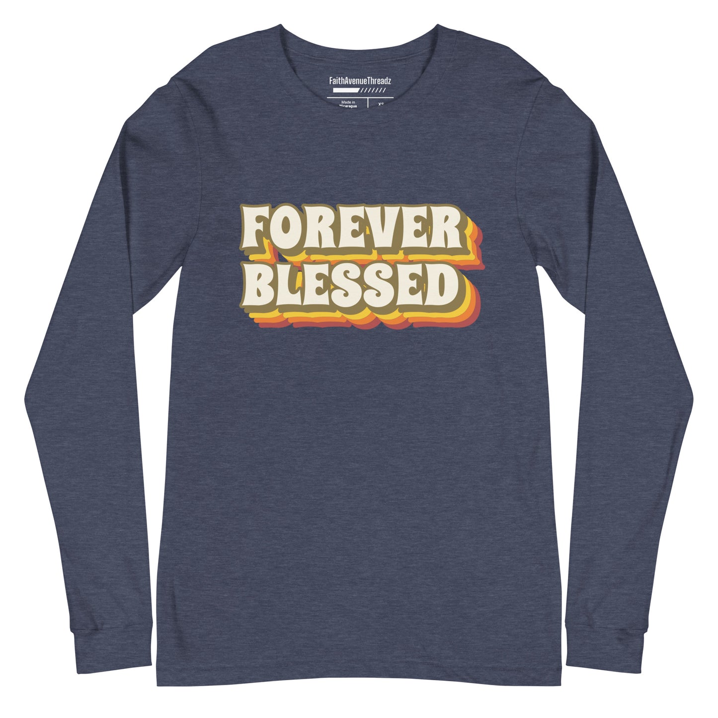 Forever Blessed Christian Long Sleeve Tee