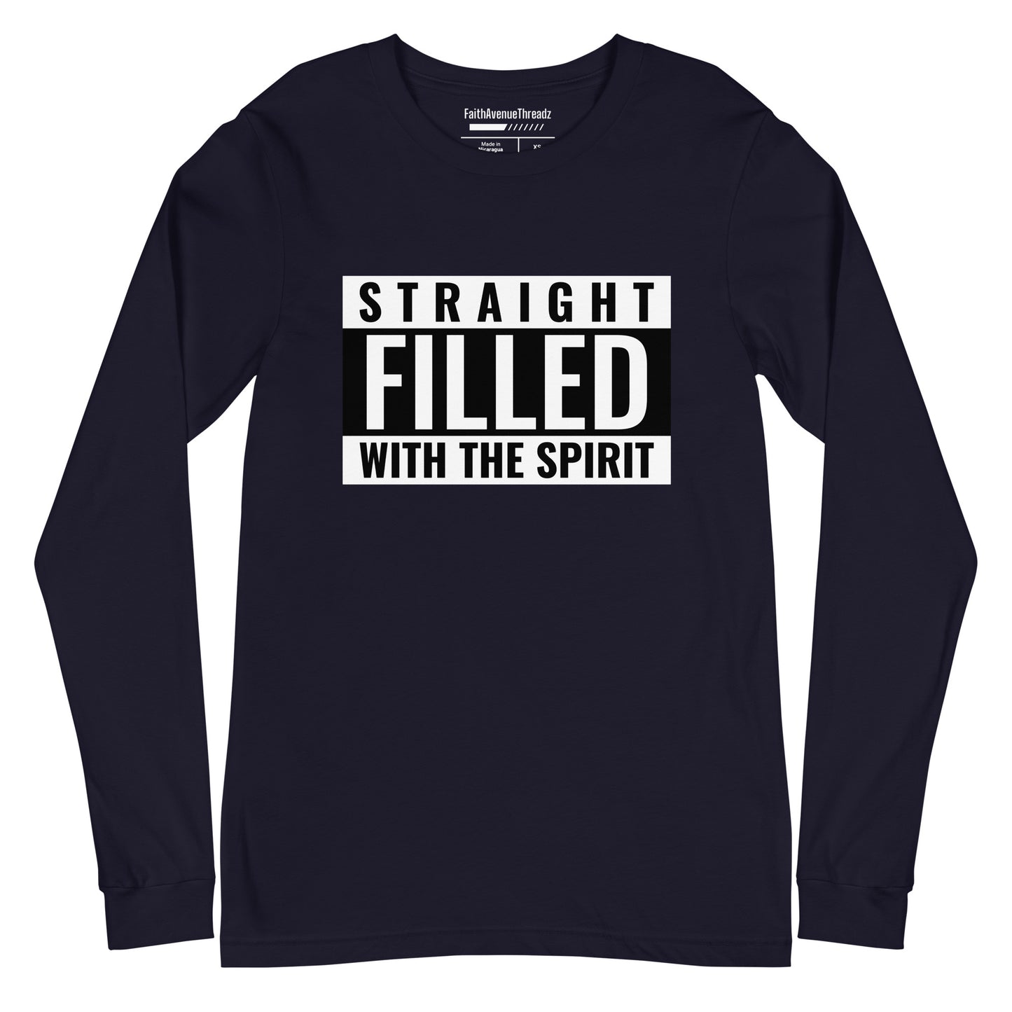 Filled With The Spirit Christian Long Sleeve Tee