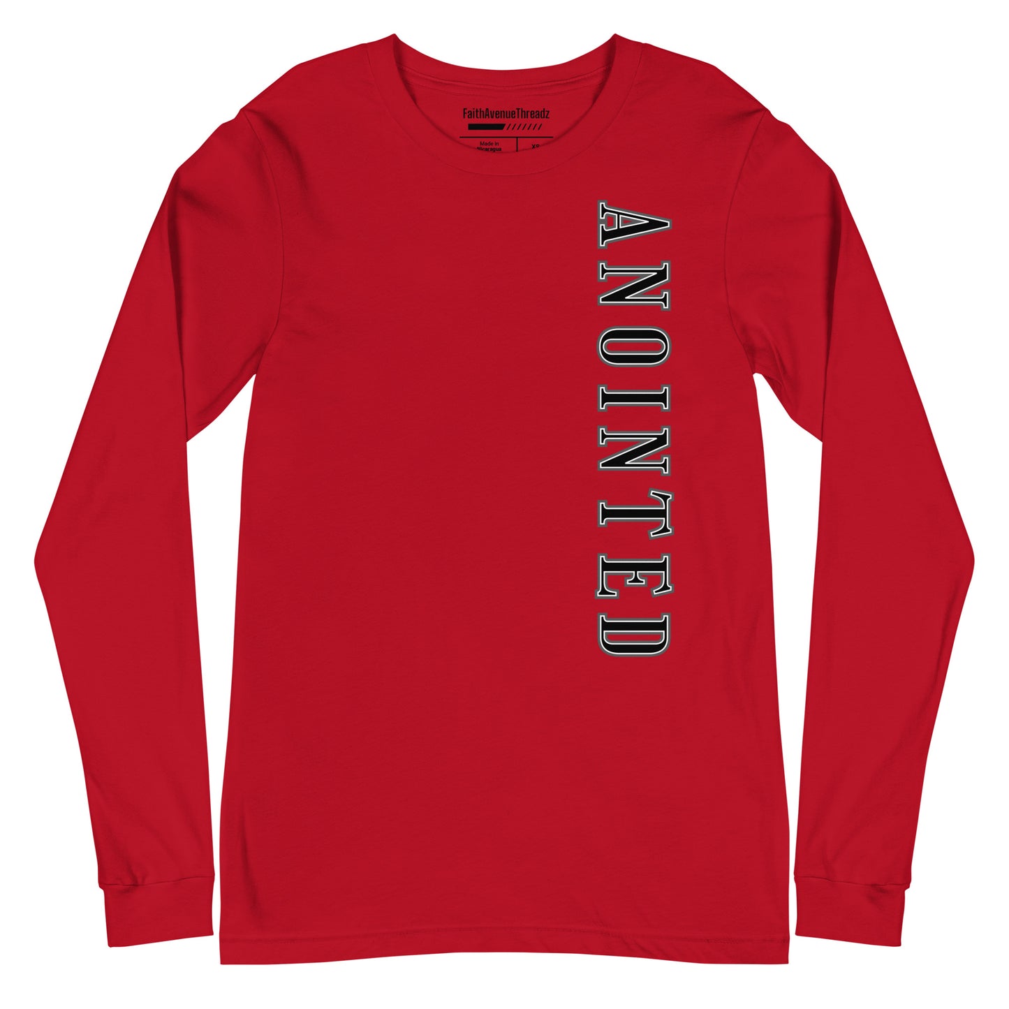 Anointed Christian Long Sleeve Tee Version 1