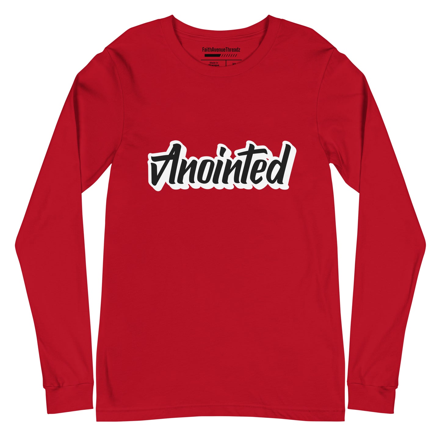 Anointed Christian Long Sleeve Tee Version 2