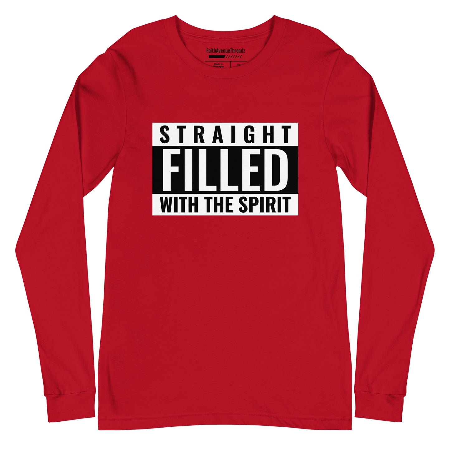 Filled With The Spirit Christian Long Sleeve Tee