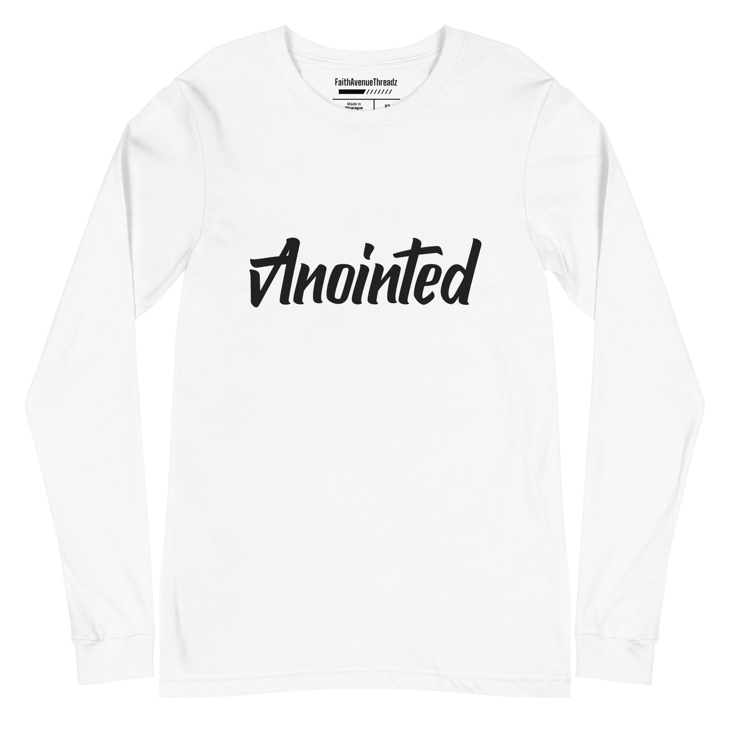 Anointed Christian Long Sleeve Tee Version 2