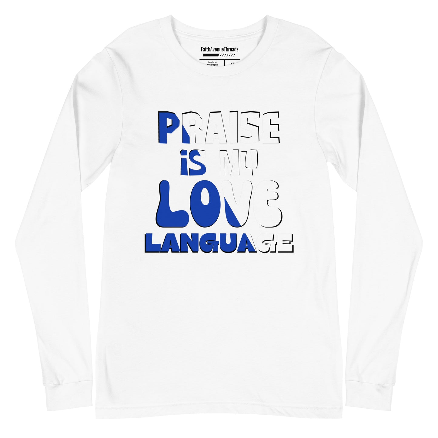 Praise Is My Love Language Christian Long Sleeve Tee