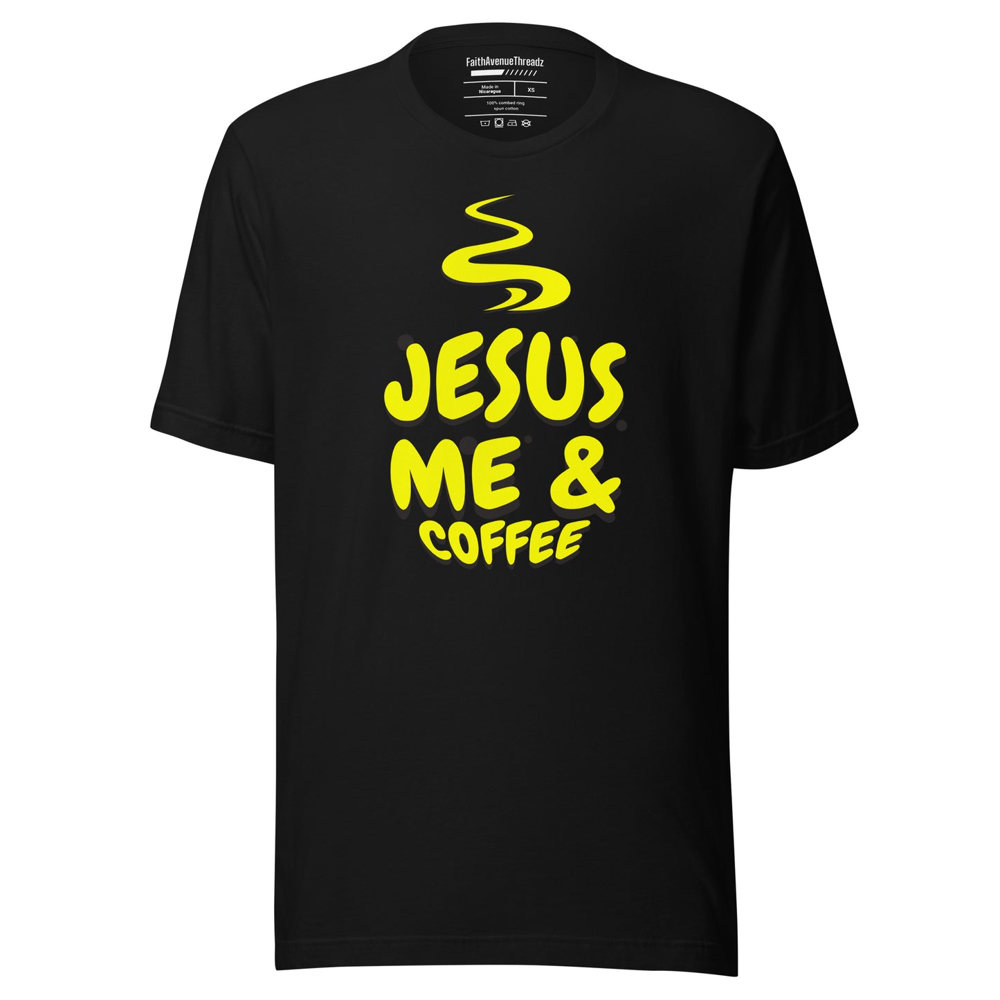 Jesus Me And Coffee Christian T-shirt