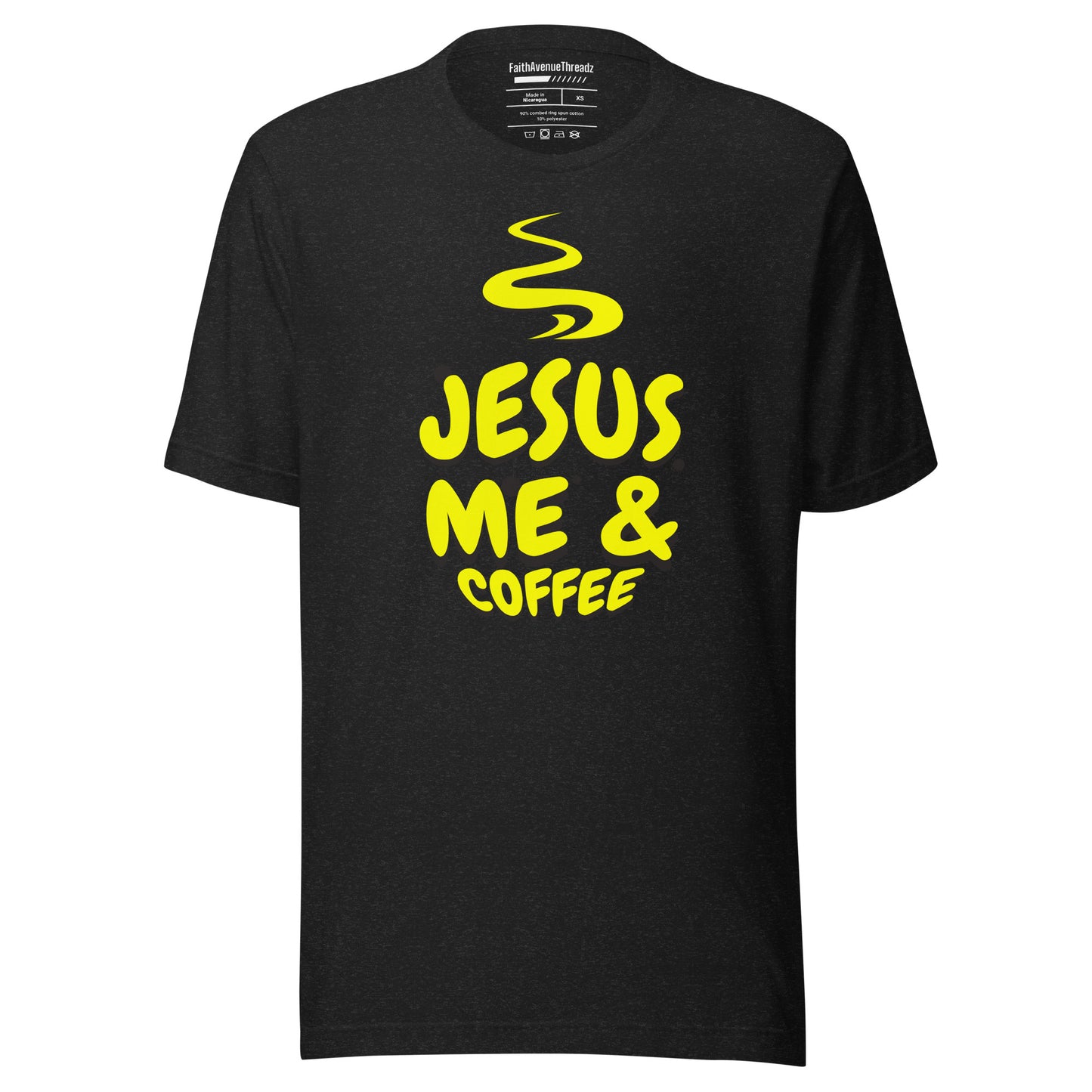 Jesus Me And Coffee Christian T-shirt