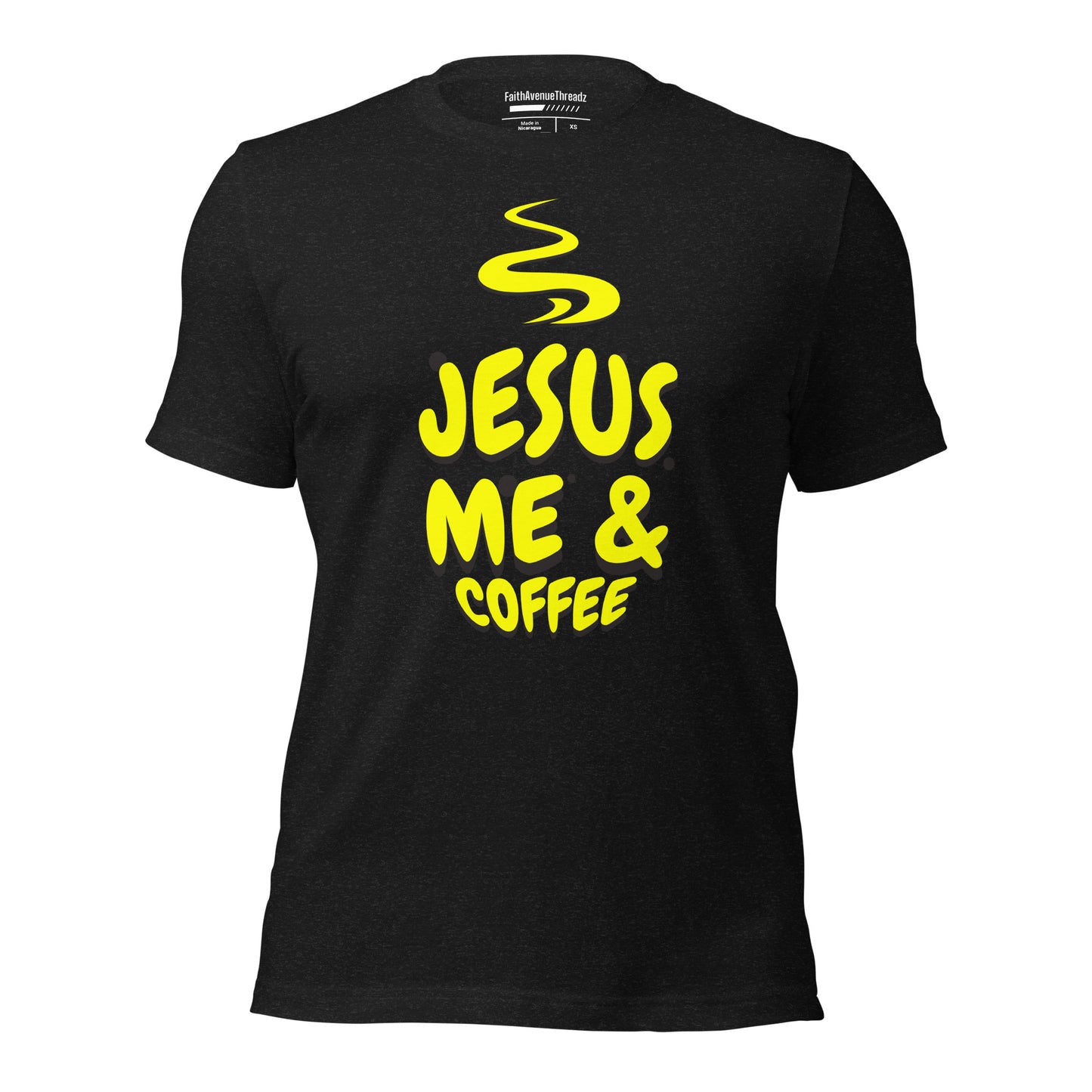 Jesus Me And Coffee Christian T-shirt