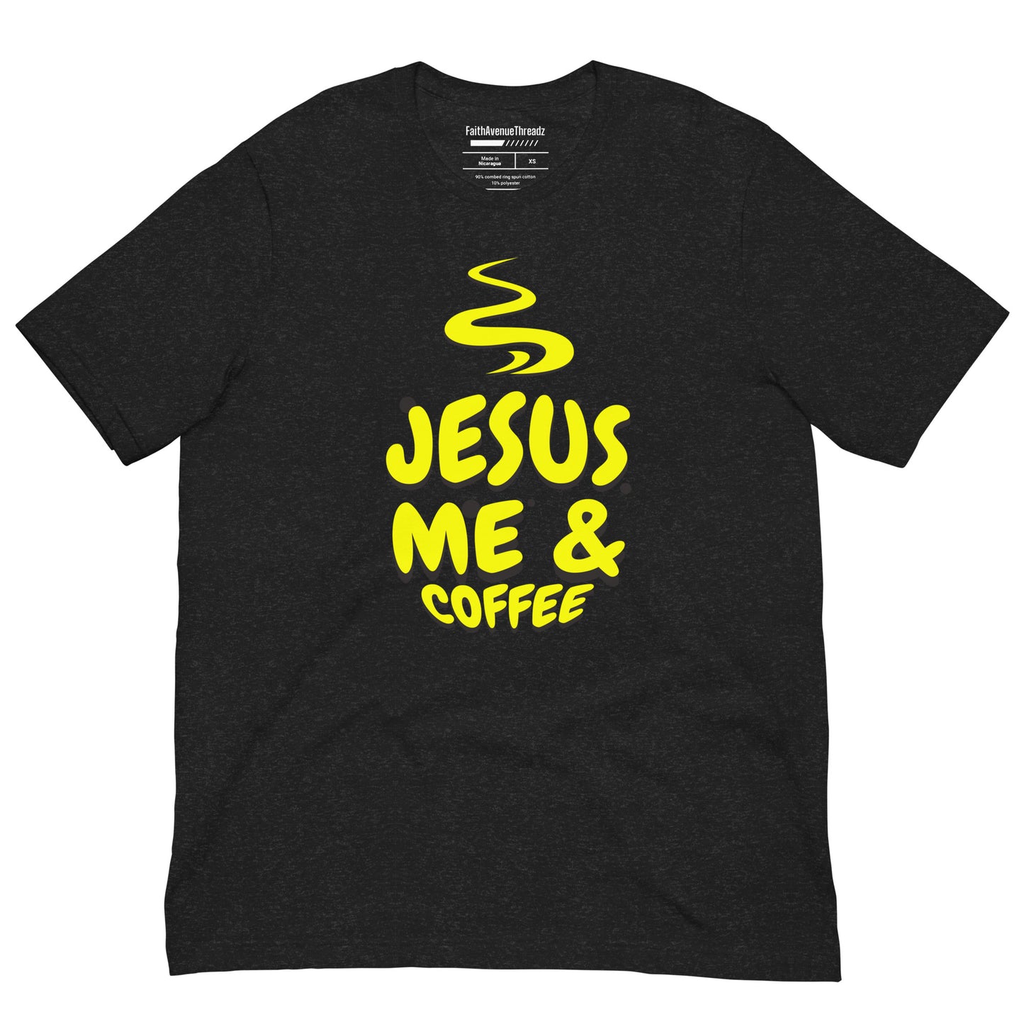 Jesus Me And Coffee Christian T-shirt