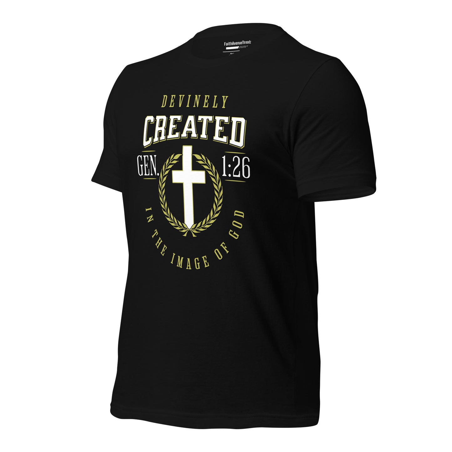 Created in God's Image Christian T-shirt