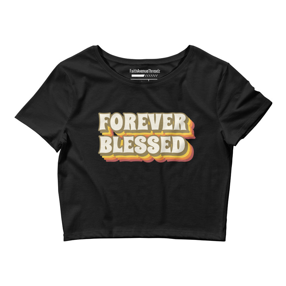 Forever Blessed Christian Crop Top