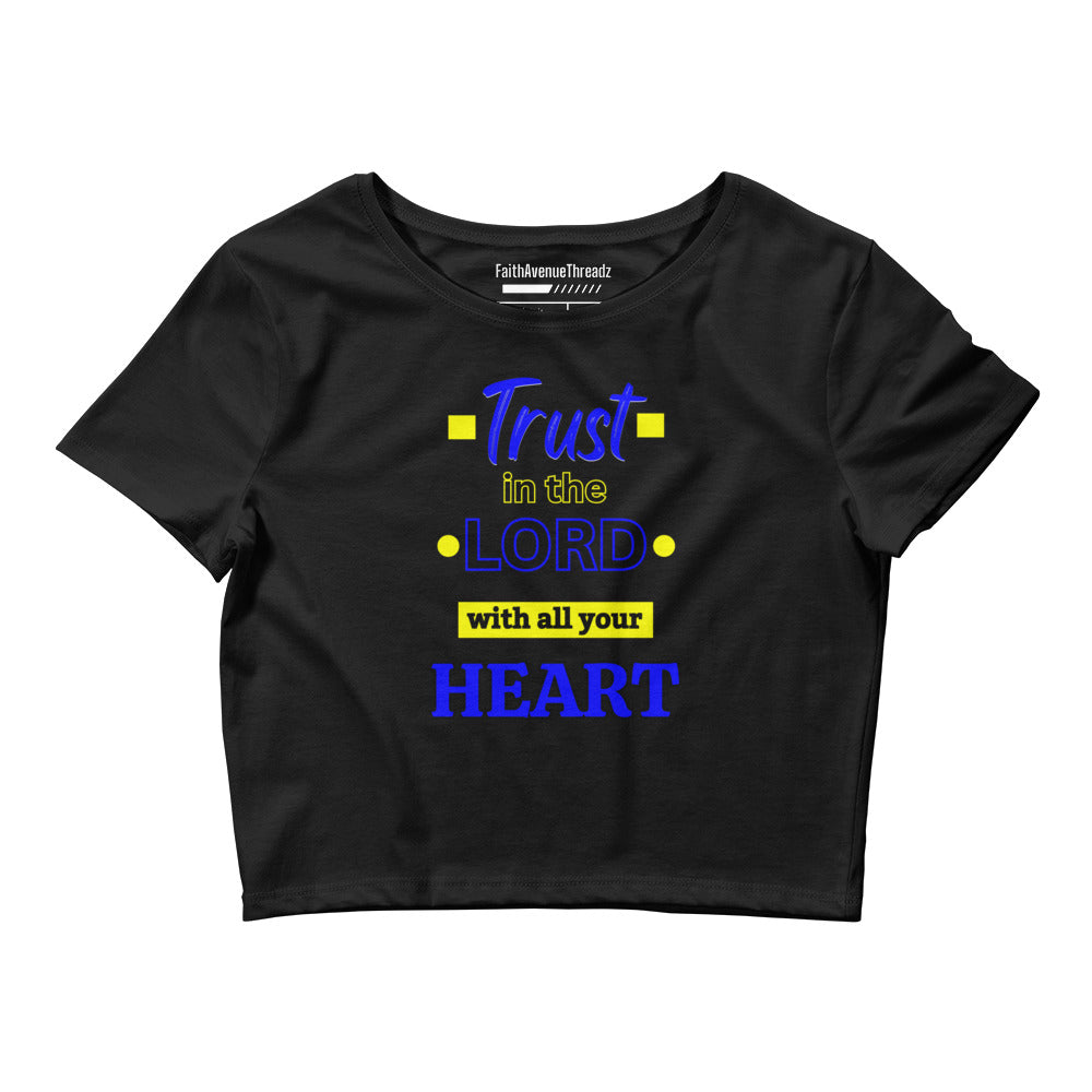 Trust In The Lord Christian Crop Top