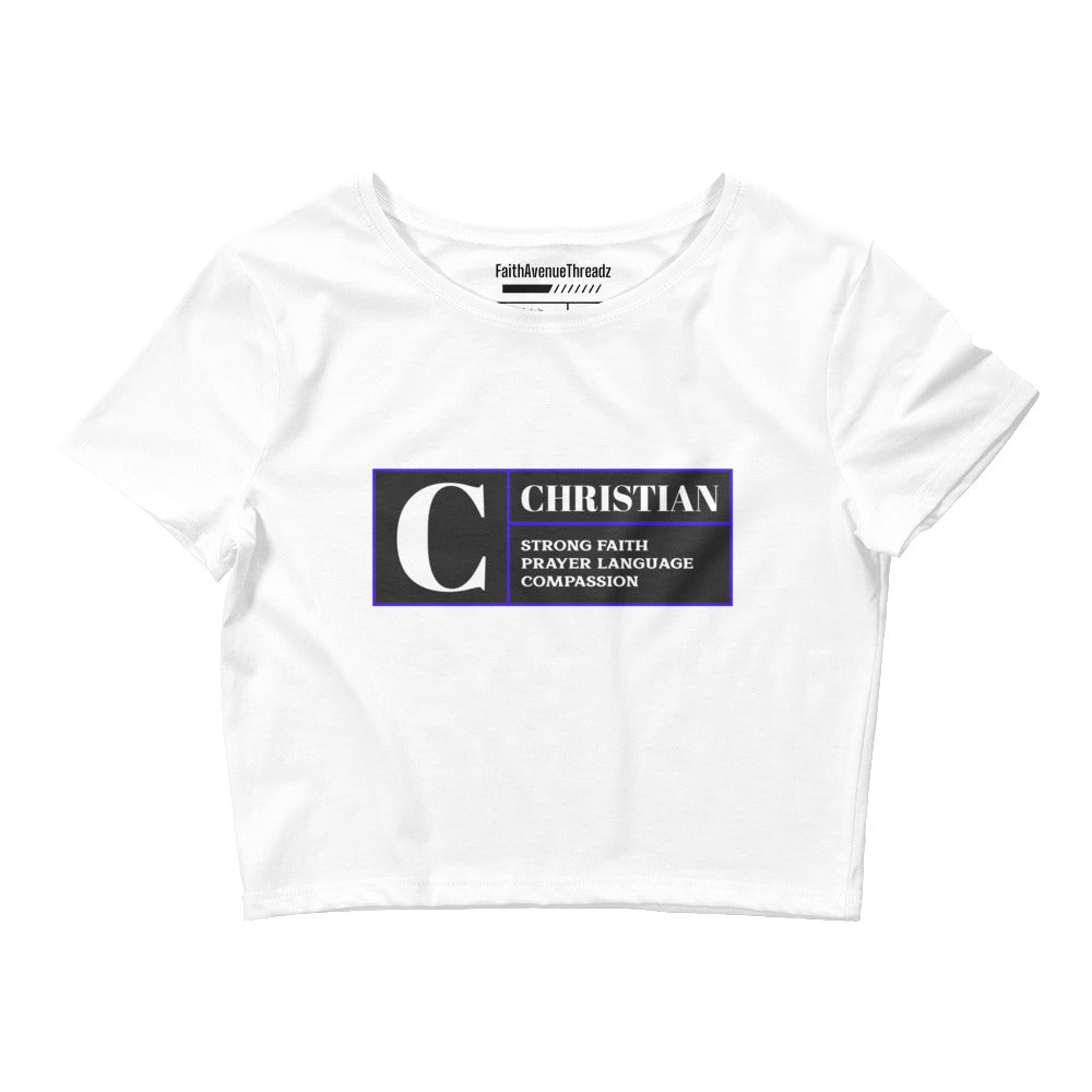 Rated C For Christian - Christian Crop Top